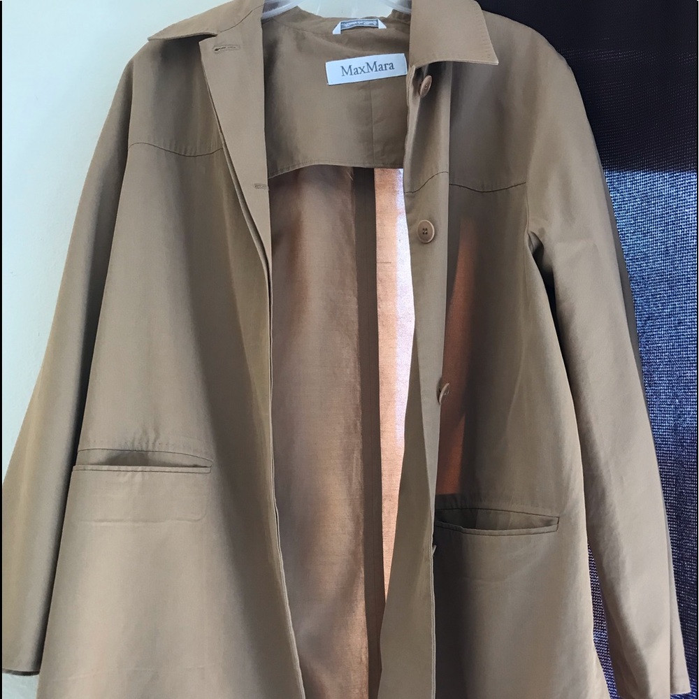 Made in Italy tan color coat